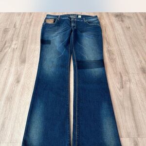 Veley Dark Blue Boot Cut Jeans
